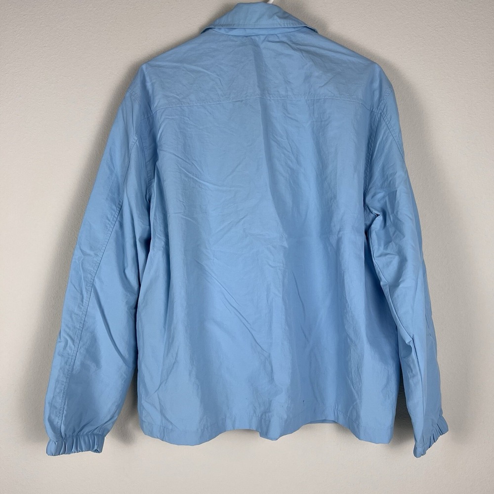 DSG Mens Small Coaches Jacket Cloudless Sky Blue Water Resistant Streetwear NWT - Picture 2 of 9